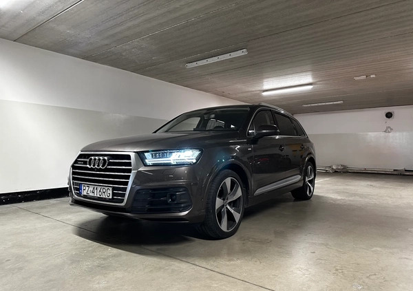 Audi Q7 cena 170000 przebieg: 140268, rok produkcji 2015 z Stęszew małe 436